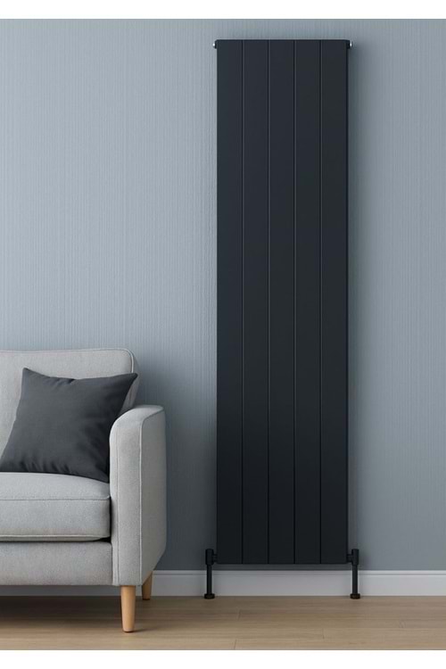 İconi Neva Dikey Single Alüminyum Dizayn Radyatör Boyalı Kapak