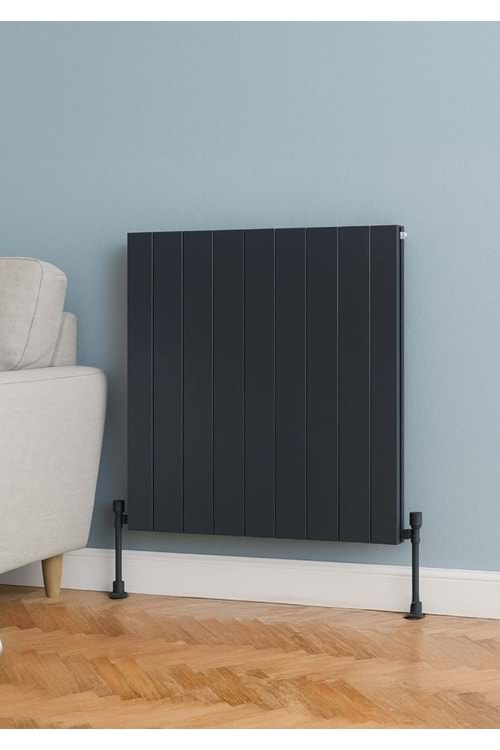 İconi Neva Yatay Single Alüminyum Dizayn Radyatör Boyalı Kapak